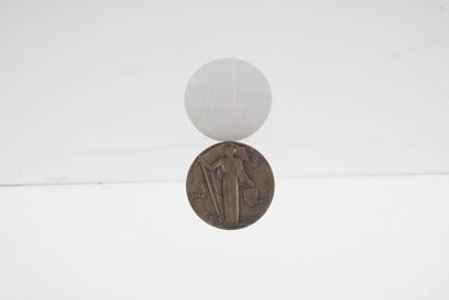 null Compagnie générale transatlantique Médaille commémorative pour les 100 ans de...