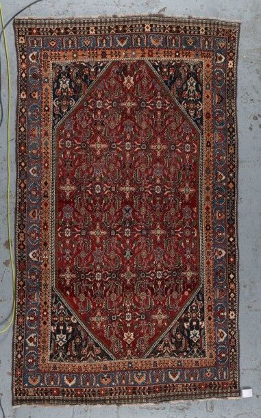 null Tapis Qashqai Kashkuli Fars, Sud-Ouest de la Perse, 20ème s. 260 x 152 cm. Etat:...