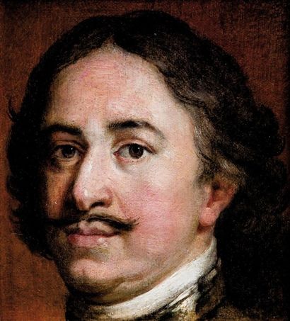 ECOLE RUSSE, FIN DU XVIIIE SIÈCLE D’APRÈS CLAUDE LE ROY (1712-1792) Portrait de l’empereur...