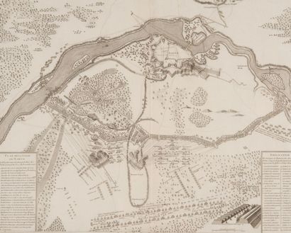 null Plan de la bataille de Narva 20 novembre 1700 et de la glorieuse Victoire que...