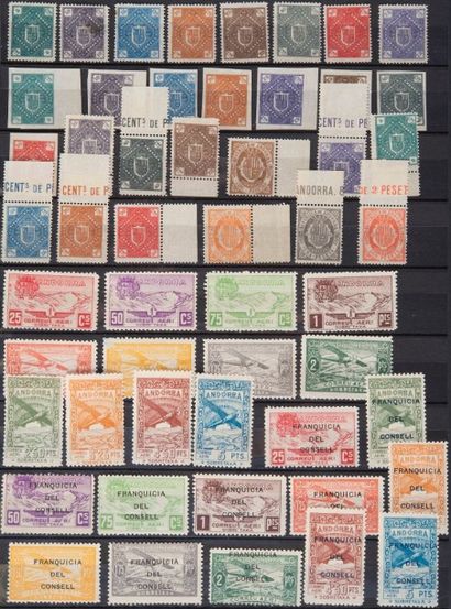 null Andorre Espagnol 1875-2014
Collection de timbres-poste neufs, sans charnière...