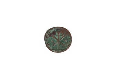 null Magnence 350-353 Ap. JC.
Double Maiorina bronze, Arles, 6,29gr. C. 31. Léger...