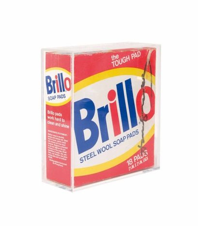 null ANDY WARHOL?Brillo soap pads box (1980’s). Unknown edition.

Signed on the side?18...