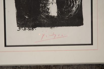 PABLO PICASSO (ESP/1881-1973) Tête de jeune fille, 1945

Lithographie

38 x 27.5...