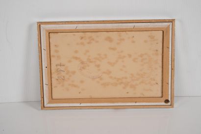 ERNEST ENGEL-PAK (BEL/1885-1965) Composition, 1960

Huile sur carton

15 x 25 cm

Signée...