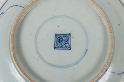 null Assiette en porcelaine bleu blanc

Chine, XVIIème siècle

Décorée sur toute...