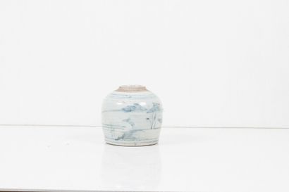 null Ensemble de quatre pièces en porcelaine bleu blanc?

Chine du Sud, XIXème siècle?

Un...