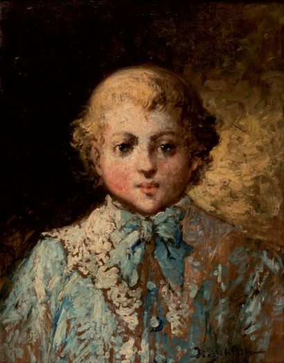 Adolphe MONTICELLI (1824-1886) 
Portrait...