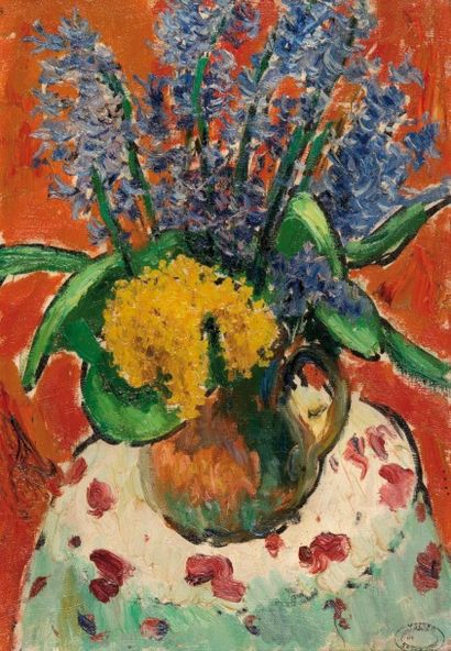 null René SEYSSAUD (1867-1952)

Bouquet de fleurs.

Huile sur toile.

Cachet d’atelier...