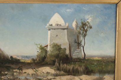 null André MAGLIONE (1838-1923)

L’atelier de Ziem à Martigues

Huile sur toile....