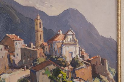 null Pierre BACH (1906-1971)

Le village de Montemaggiore en Corse. 1952.

Huile...
