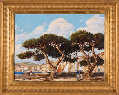 null Gustave VIDAL (1895-1966)

Le port de Cassis. Huile sur toile. Signée en bas...