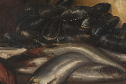 null LEROY

Nature morte aux poissons. 1885.

Huile sur toile marouflée sur panneau....