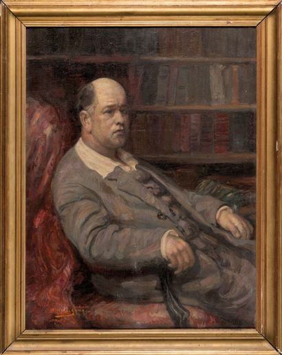 null Henri Jules Charles DE GROUX (1866-1930)

Portrait de Charles Hellène. 1927.

Huile...