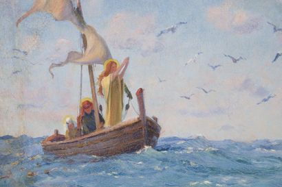 null Frédéric MONTENARD (1849-1926)

Les trois Marie en mer.

Étude pour la chapelle...