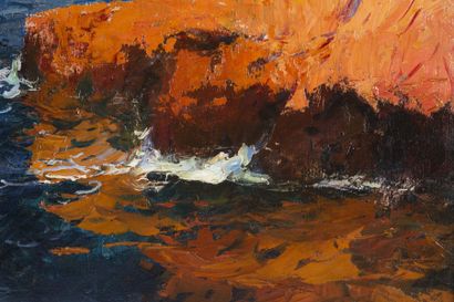 null Ange Jacques SUPPARO (1870-1948)

Paysage aux roches rouges.

Huile sur toile.

Signée...
