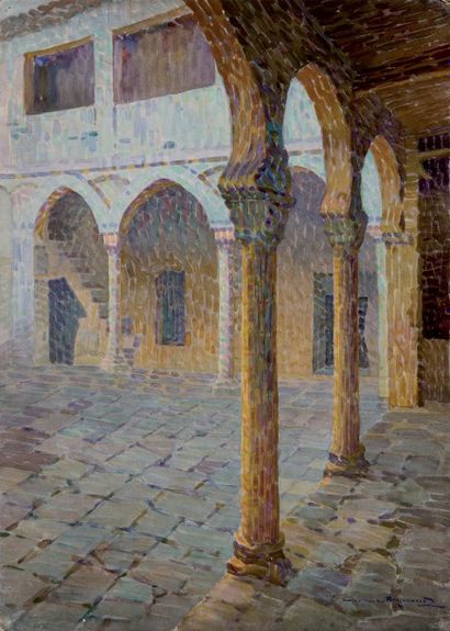 null Casimir RAYMOND (1870-1955)

Colonnade à Venise.

Aquarelle. Signée en bas à...