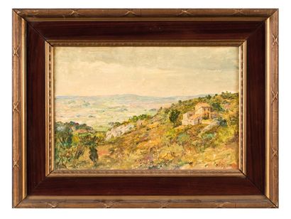 null Barthélémy NIOLLON (1849-1927)

Vue du haut du Vallon du Coq. 1907.

Huile sur...