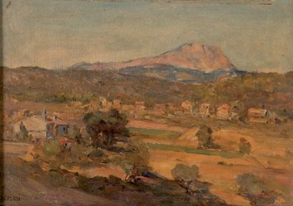 null Barthélémy NIOLLON (1849-1927)

Paysage aux alentours d’Aix-en-Provence.

Huile...