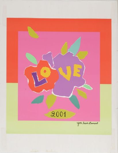 null YVES SAINT LAURENT (1936-2008)

Love 2001. 

Affiche.

55 x 50 cm.



Affiche...