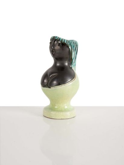 Georges JOUVE (1910-1964) 
Vase dit femme à nichons
Céramique
Signé
H.: 21 cm.
1948
Références:
-... Gazette Drouot