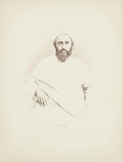 null ANONYME

Portrait d’Abd El-Kader. c.1865

Tirage albuminé monté sur carton.

Epreuve...