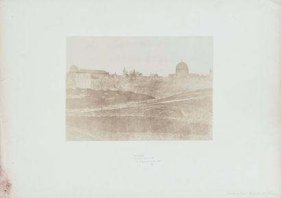 null Auguste SALZMANN (1824-1872)

Jérusalem. c.1855

3 tirages sur papier salé de...