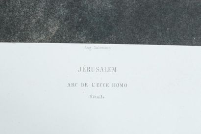 null Auguste SALZMANN (1824-1872)

Arc de l’Ecce Homo, détail. Jérusalem, 1856

Tirage...