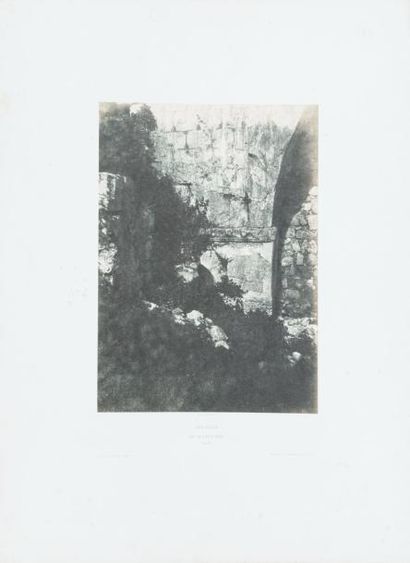 null Auguste SALZMANN (1824-1872)

Arc de l’Ecce Homo, détail. Jérusalem, 1856

Tirage...