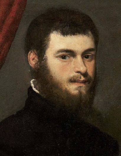 Jacopo Robusti, dit Le Tintoret PORTRAIT EN PIED DE NICOLA DORIA
Titrée, signée et...