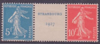FRANCE EXPOSITIONS timbres-poste neufs n°182, 242A, 257A.