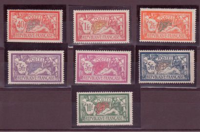 FRANCE type MERSON timbres-poste neufs sans charnière Yvert n°119, 121, 123, 145,...