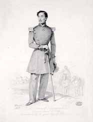 Léopold MASSARD d'après Horace VERNET Portrait du général Changarnier, gouverneur...