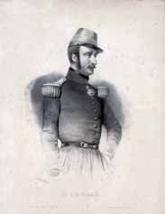 Benjamin ROUBAUD Portrait du lieutenant-général Bedeau, de l'Armée d'Afrique. Lithographie....