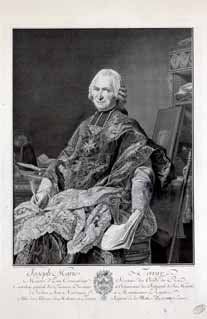 D'après Alexandre ROSLIN Portrait de Joseph - Marie Terray, ministre d'Etat. Gravure...
