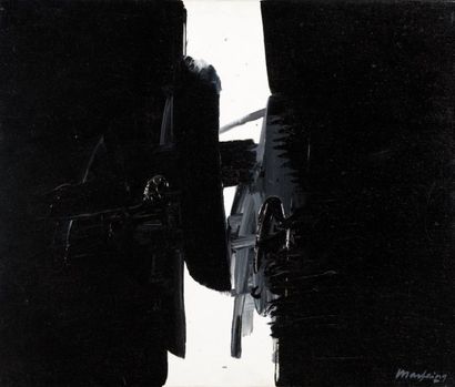 - ANdRE MARFAING (1925-1987) Composition abstraite, 1974. Acrylique sur toile. Signée...