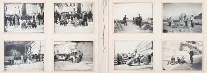 - Deux albums de photographies 1900 In-4...