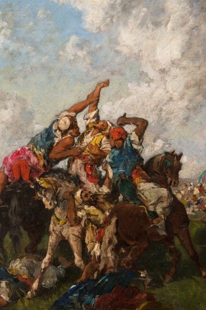 null Alfred CHATAUD (1833-1908)

L’attaque de la caravane.

Huile sur toile. Signe?e...