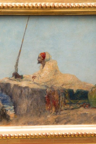 null Dudley HARDY (1865-1922)

Sur les hauteurs de Tanger.

Huile sur carton. Signe?e...