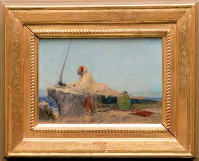 null Dudley HARDY (1865-1922)

Sur les hauteurs de Tanger.

Huile sur carton. Signe?e...