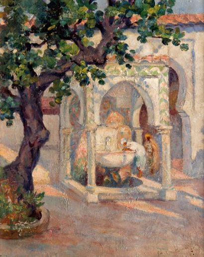 null Francine RICHARD-HENNECART (1881-1953)

Fontaine aux ablutions.

Huile sur toile....