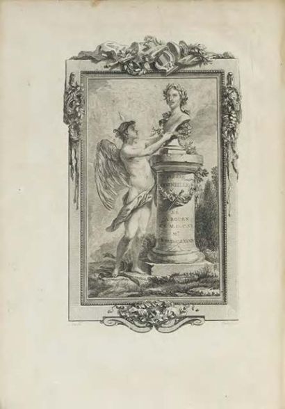 CORNEILLE Théatre. Genève [Berlin], 1774. 8 volumes in-4 (260 x 190 mm), veau écaille,...