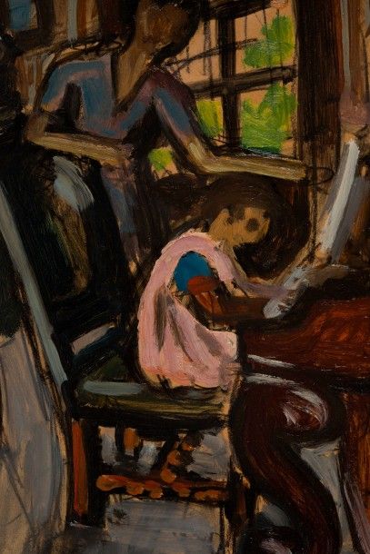 null Auguste CHABAUD (1882-1955)

Jeune fille au piano. Circa 1920.

Huile sur isorel.

Signée...