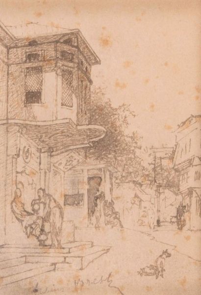 null Germain Fabius BREST (1823-1900)

Scène de rue.

Dessin.

Signé en bas à gauche.

12...