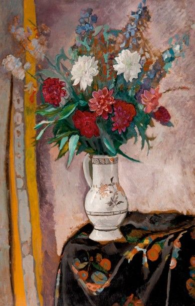null Alfred LOMBARD (1884-1973)

Nature morte au bouquet de fleurs.

Huile sur carton.

Signée...