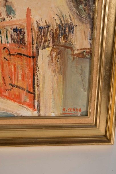 null Antoine SERRA (1908-1995)

Paysage.

Huile sur toile.

Signée en bas à droite.

60...