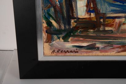 null Antoine FERRARI (1910-1995)

Le port.

Huile sur toile.

Signée en bas à gauche.

50...