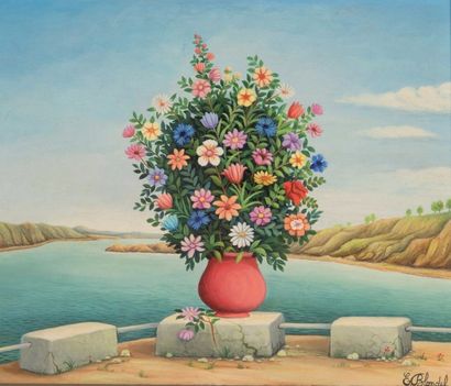 null Émile BLONDEL (1893-1970)

Nature morte au bouquet de fleurs.

Huile sur toile.

Signée...