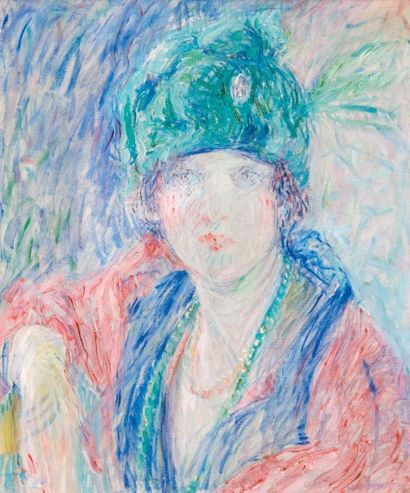null William MALHERBE (1884-1951)

Portrait de dame.

Huile sur toile.

Signée en...
