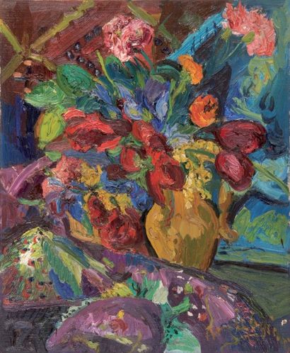 null Pierre AMBROGIANI (1907-1985)

Nature morte au bouquet de fleurs.

Huile sur...